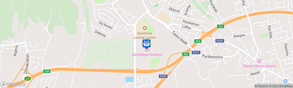 Static Map of Alphamega Stadium
