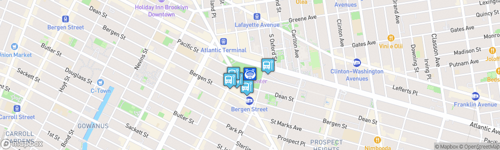 Static Map of Barclays Center