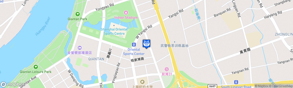 Static Map of Shanghai Oriental Sports Center
