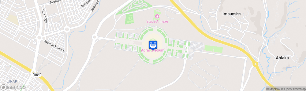 Static Map of Stade Adrar